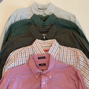 Men’s Dress and Casual Shirts - Lot of 10